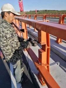橋梁防撞護欄 橙色